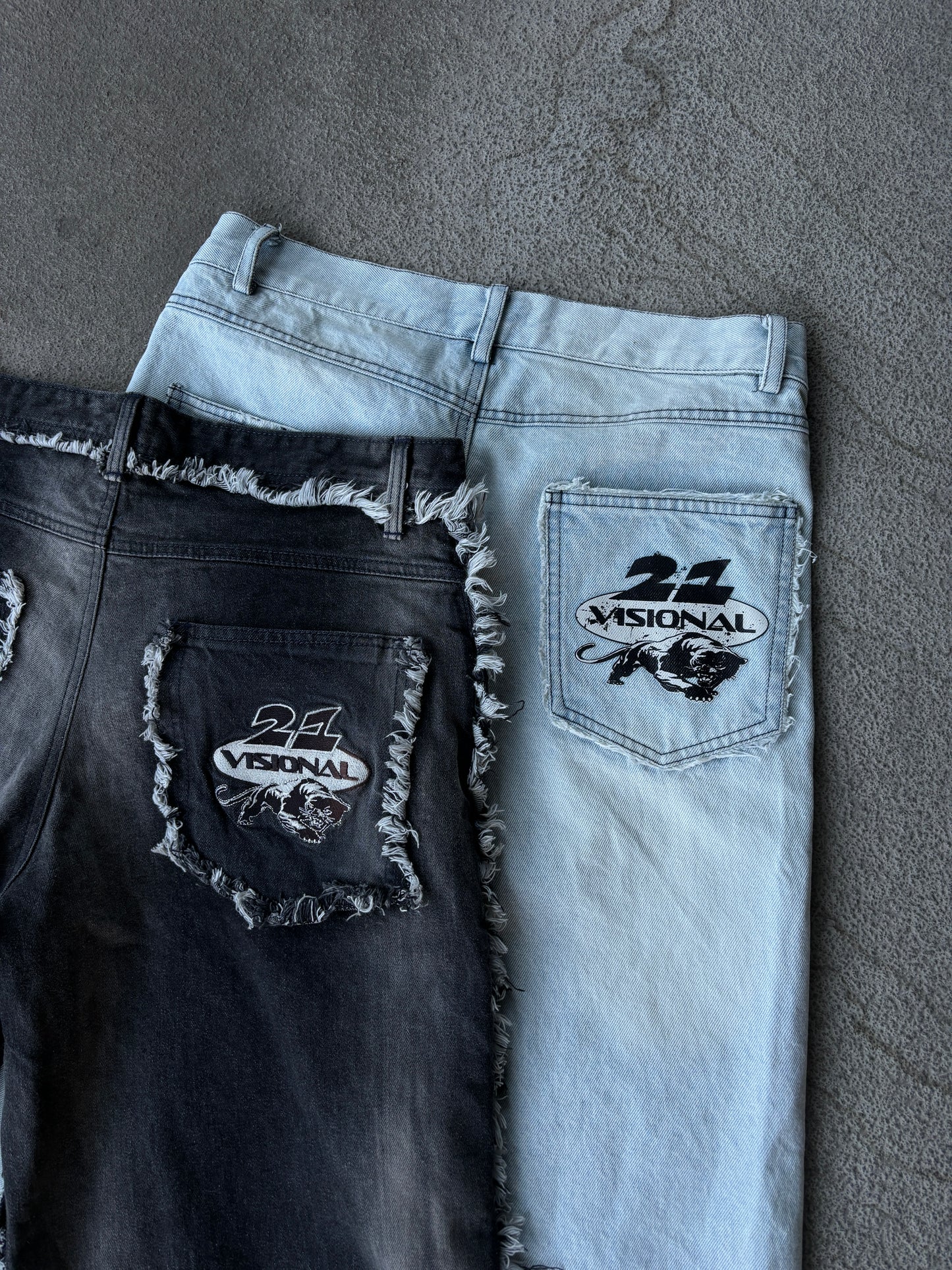 Distressed Denim Black