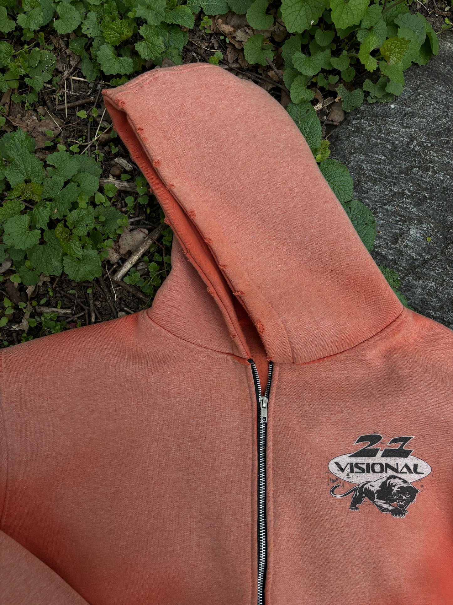 SUNFADED ZIP HOODIE